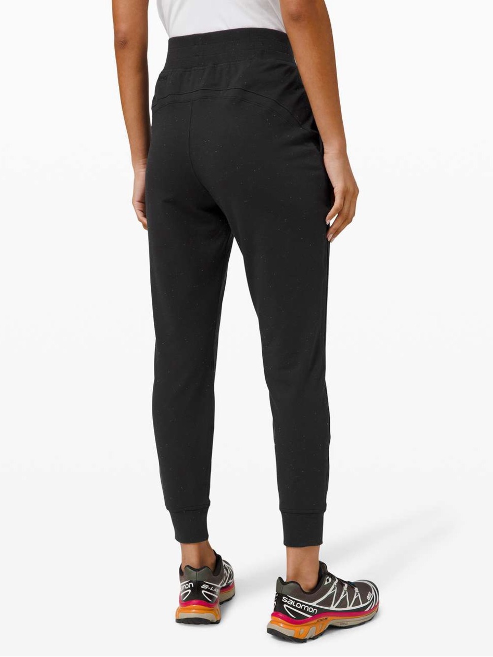 Lululemon LA Warm Down Joggers women’s size 6! Black confetti!